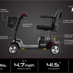 Pride GoGo® Sport 4-Wheel EZ Turn Technology - Fayetteville, AR $1,719