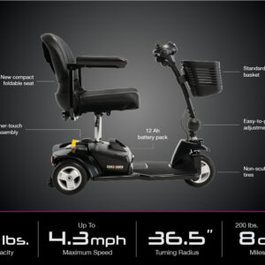 Pride GoGo Ultra X * 3 Wheel Mobility Scooter - Fayetteville, AR $1,193